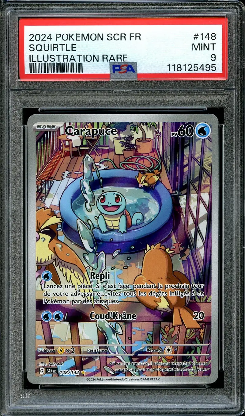 PSA 9 Carapuce