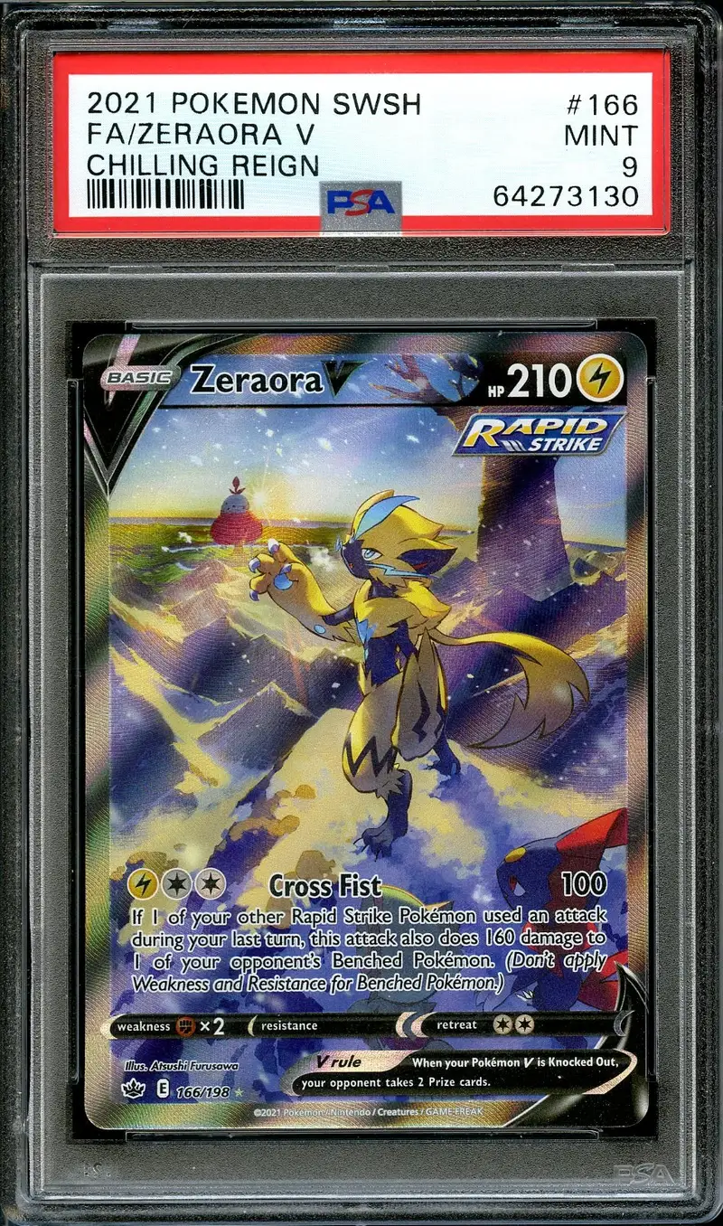PSA 9 Zeraora V