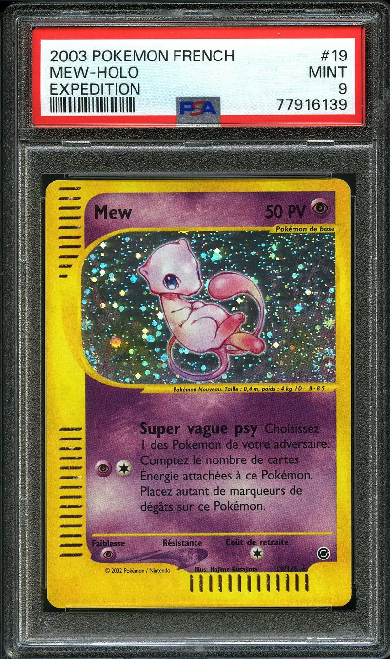PSA 9 Mew Holo