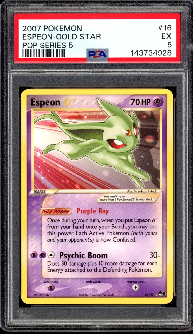 PSA 5 Espeon Star