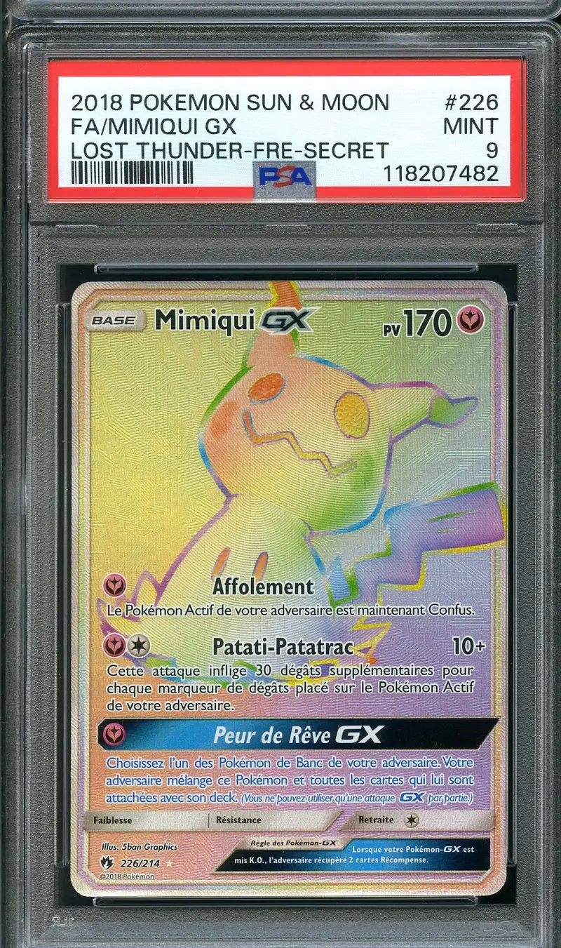PSA 9 Mimiqui Gx Rainbow