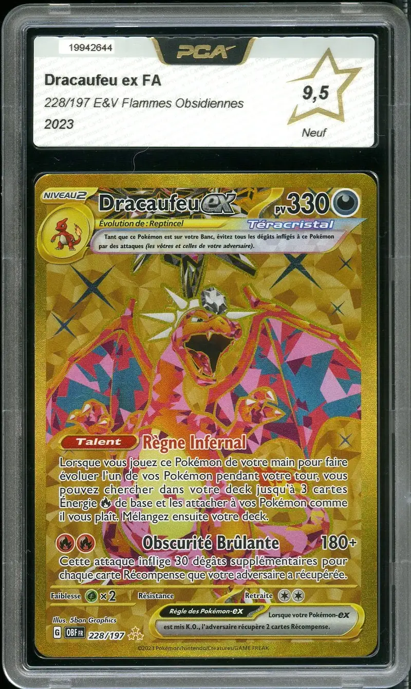 PCA 9.5 Dracaufeu Ex Gold