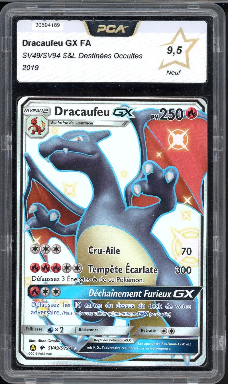 PCA 9.5 Dracaufeu Gx Shiny