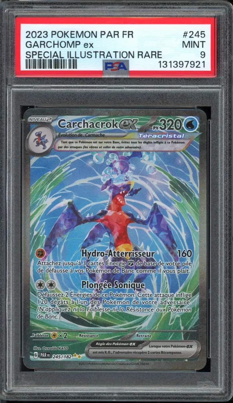 PSA 9 Carchacrok Ex