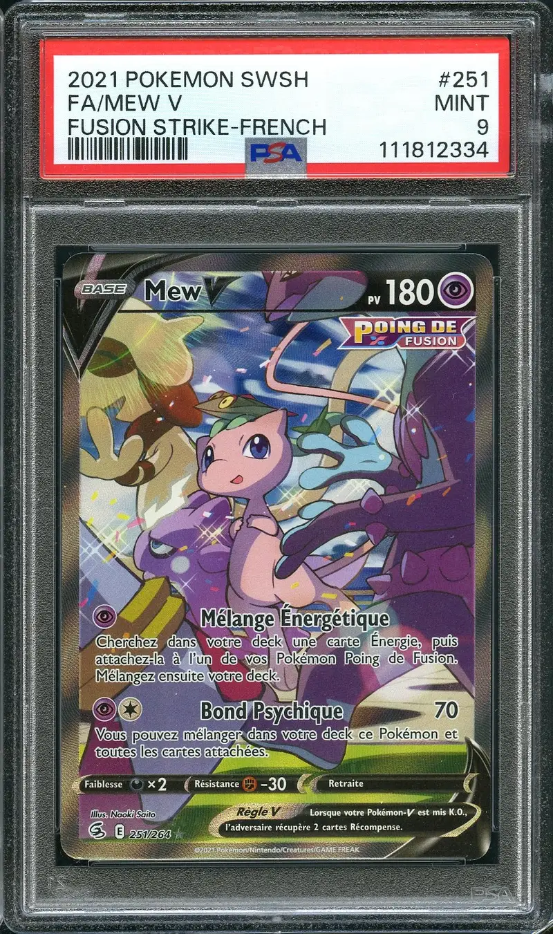 PSA 9 Mew V