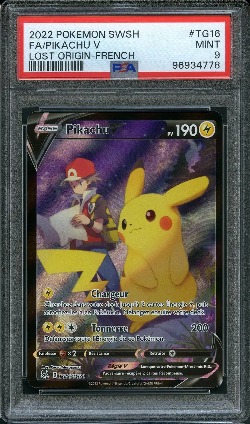 PSA 9 Pikachu V