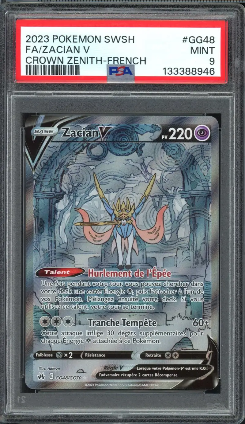 PSA 9 Zacian V