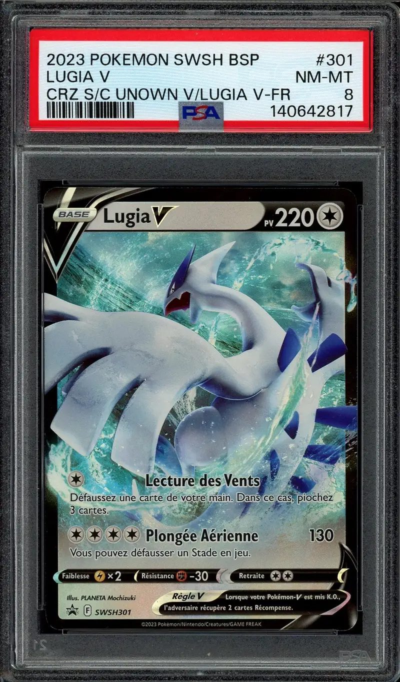 PSA 8 Lugia V