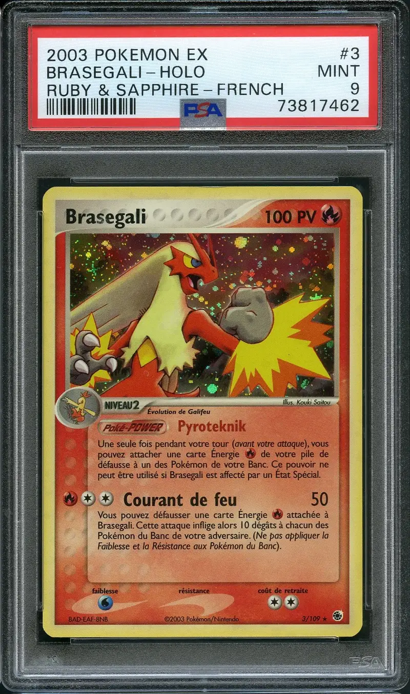 PSA 9 Brasegali Holo
