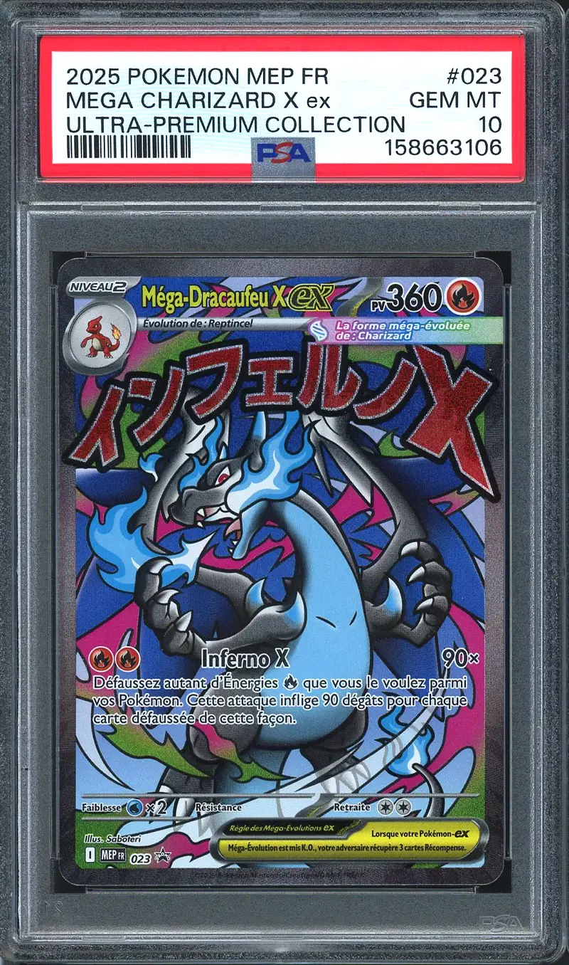 PSA 10 Méga-Dracaufeu X Ex