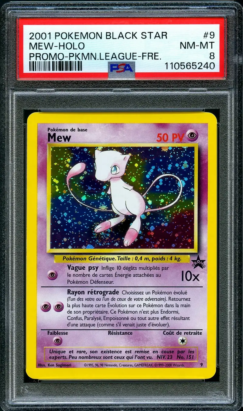 PSA 8 Mew Holo