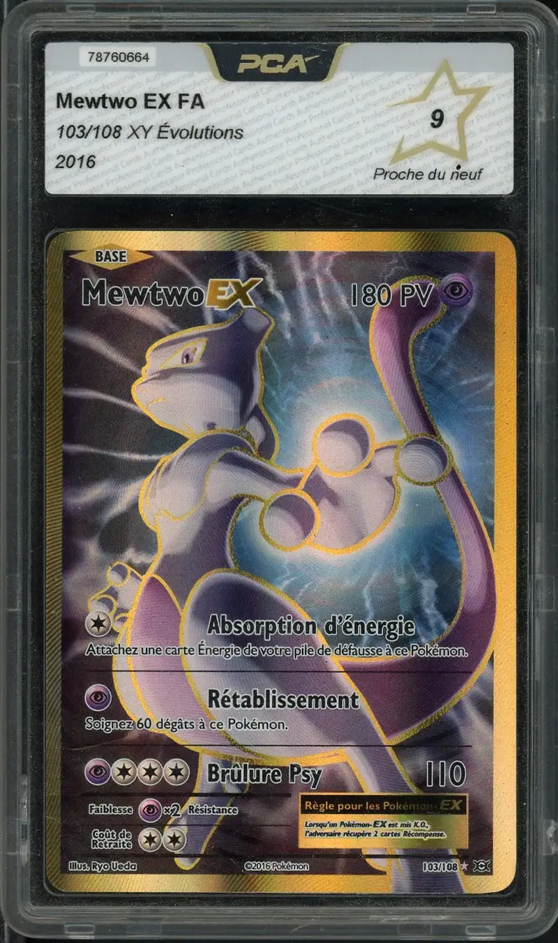 PCA 9 Mewtwo Ex Gold