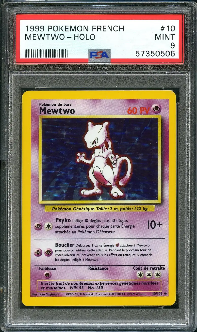 PSA 9 Mewtwo Holo