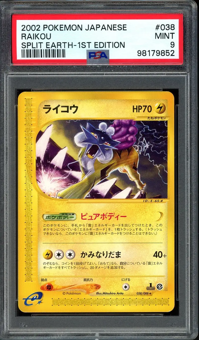PSA 9 Raikou