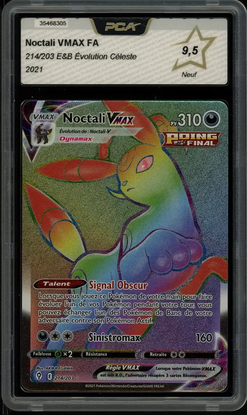 PCA 9.5 Noctali VMax Rainbow