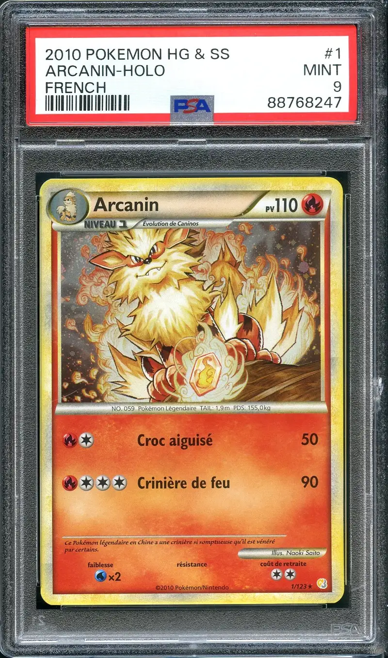 PSA 9 Arcanin Holo