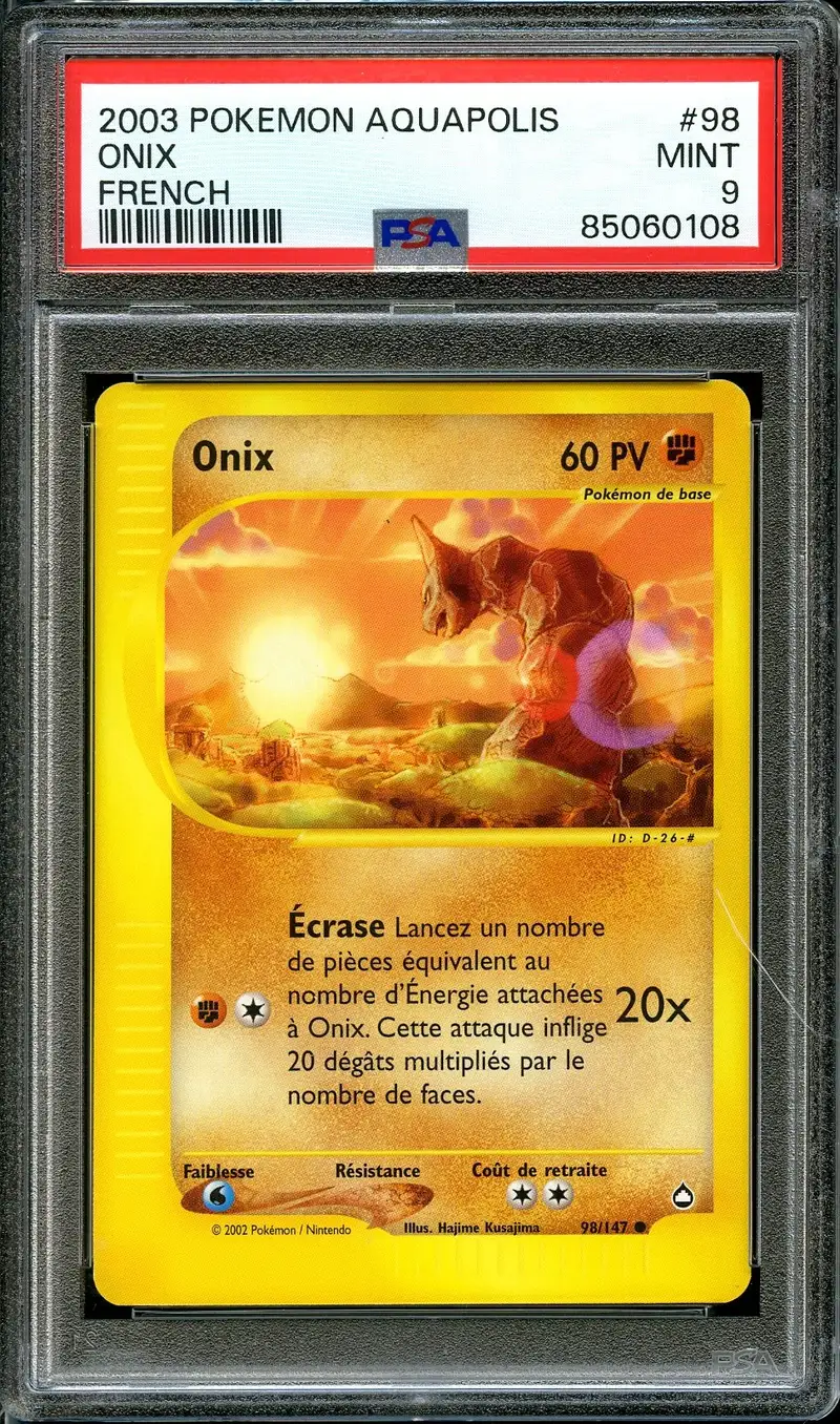 PSA 9 Onix