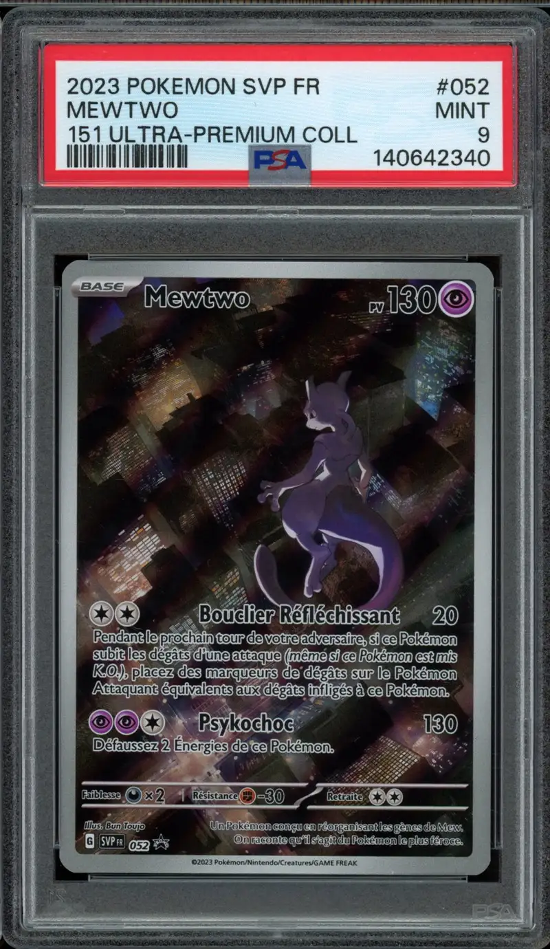 PSA 9 Mewtwo