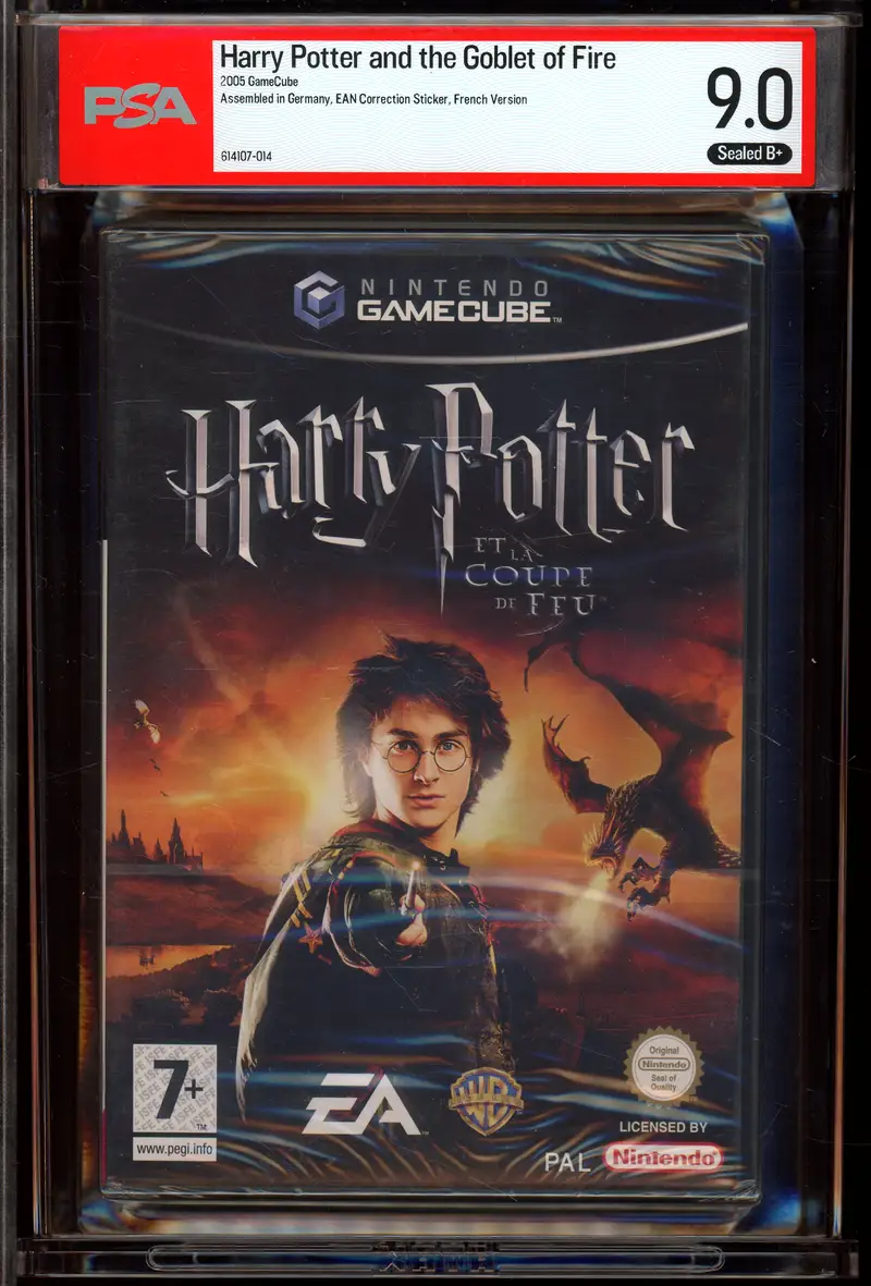 PSA 9.0 Jeu Nintendo GameCube Harry Potter et La Coupe de Feu