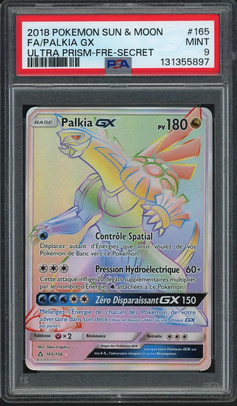 PSA 9 Palkia Gx