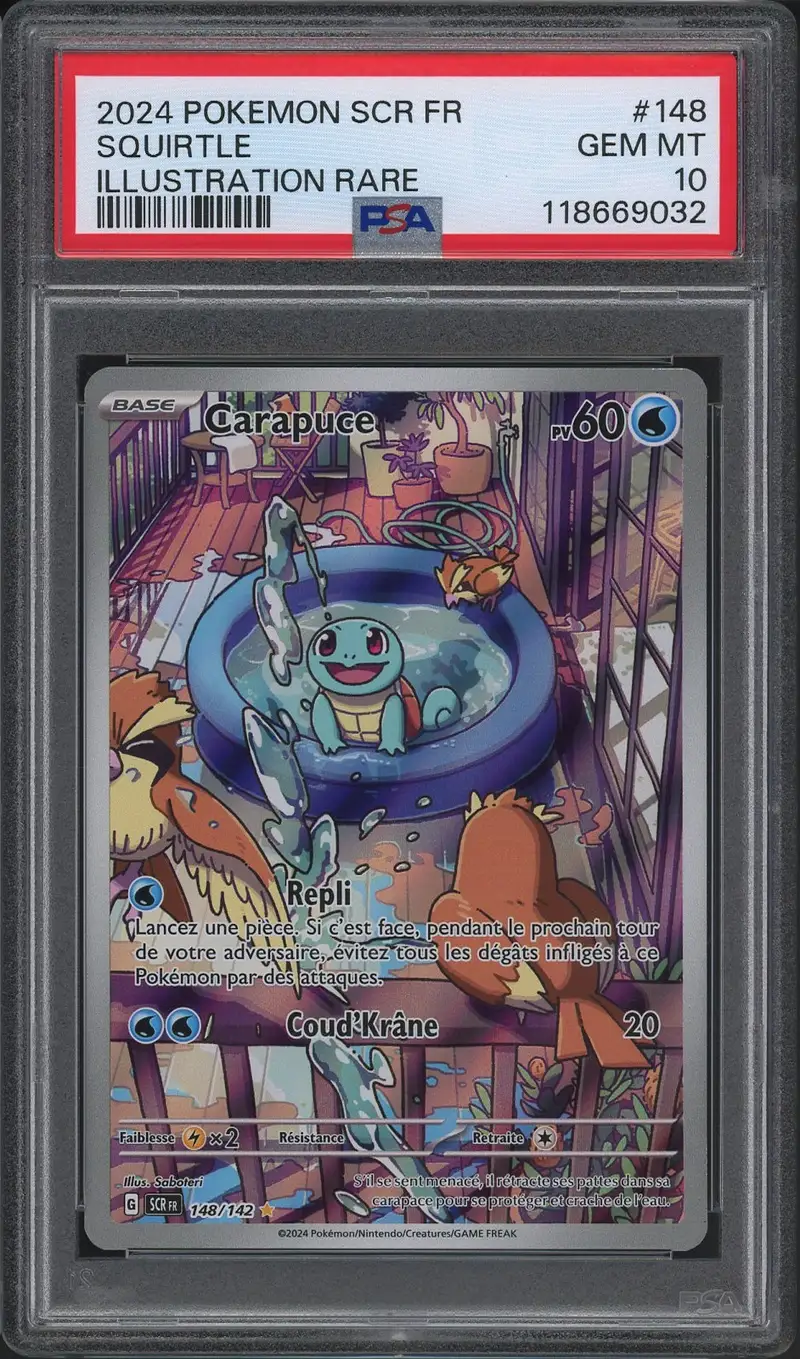 PSA 10 Carapuce