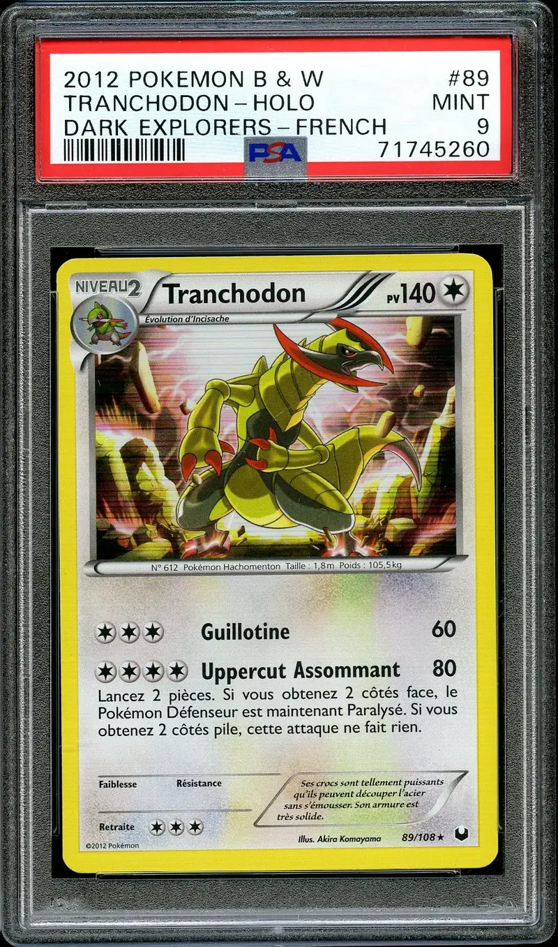 PSA 9 Tranchodon Holo