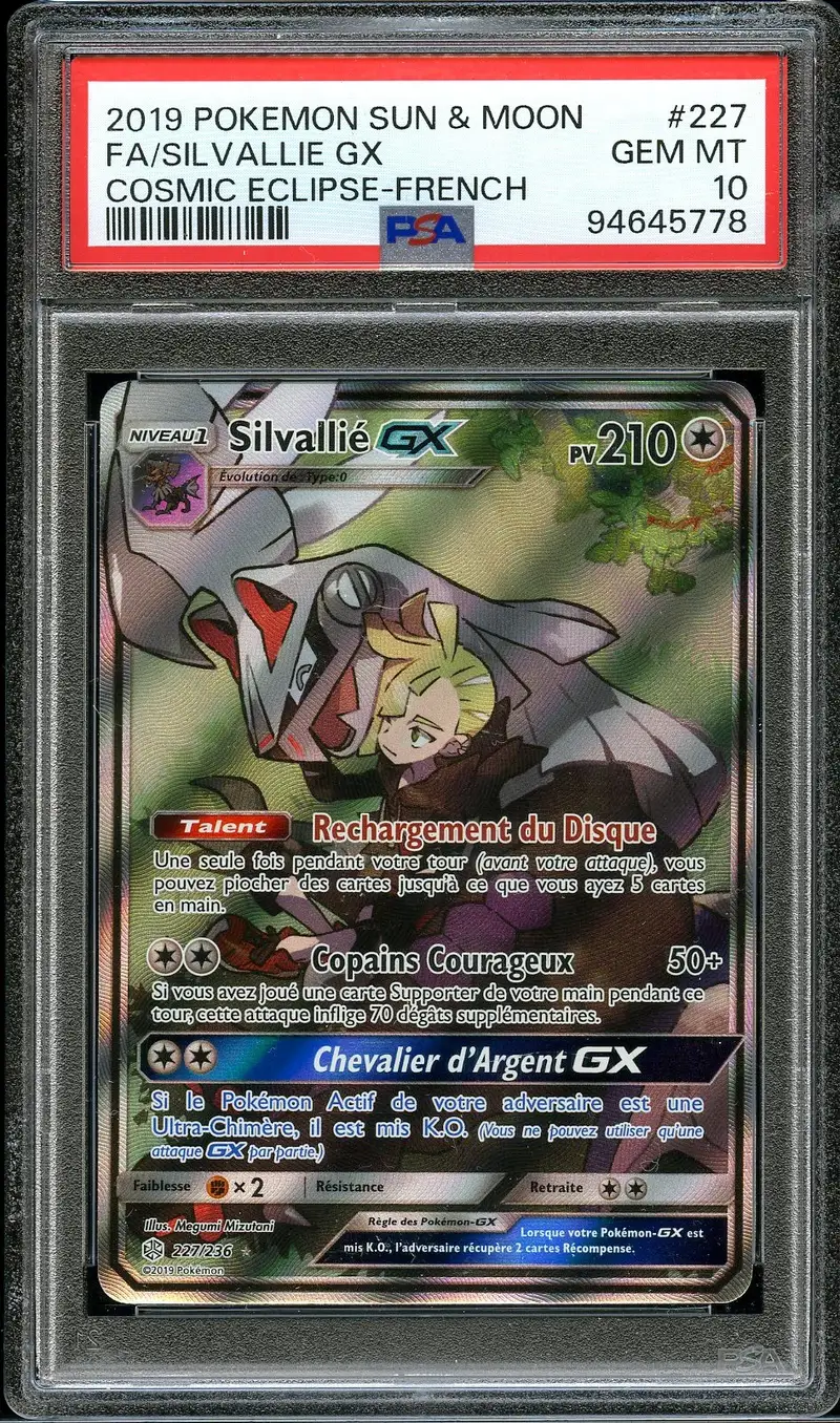 PSA 10 Silvallié Gx