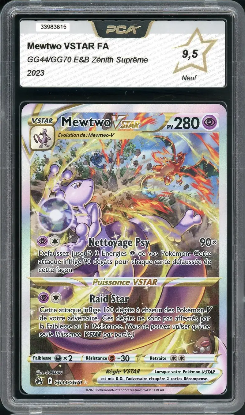 PCA 9.5 Mewtwo VStar
