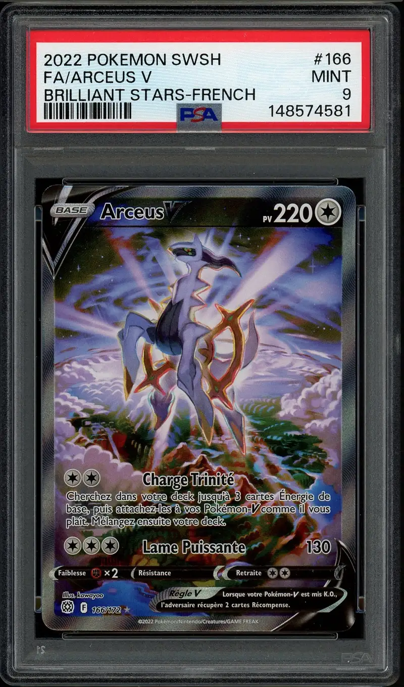 PSA 9 Arceus V