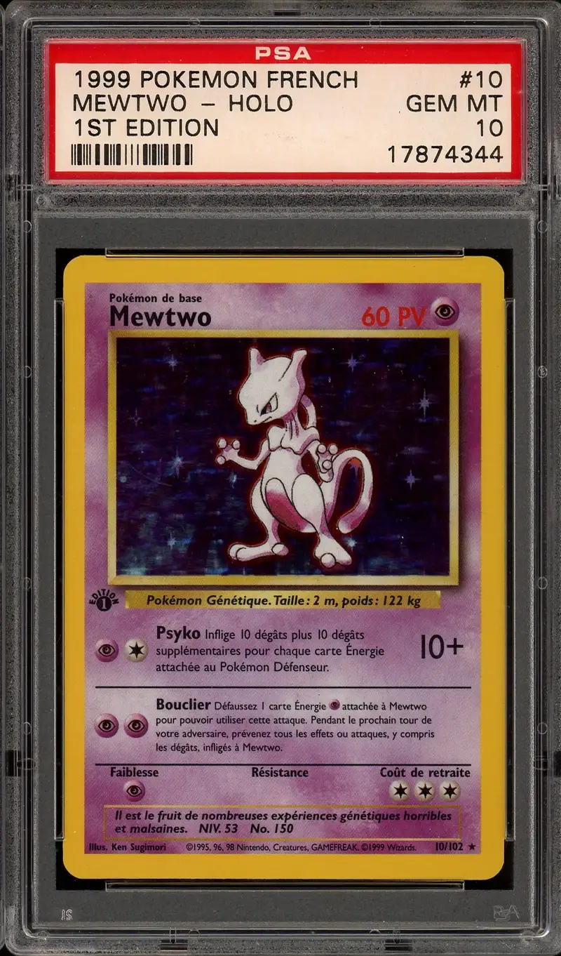 PSA 10 Mewtwo Holo