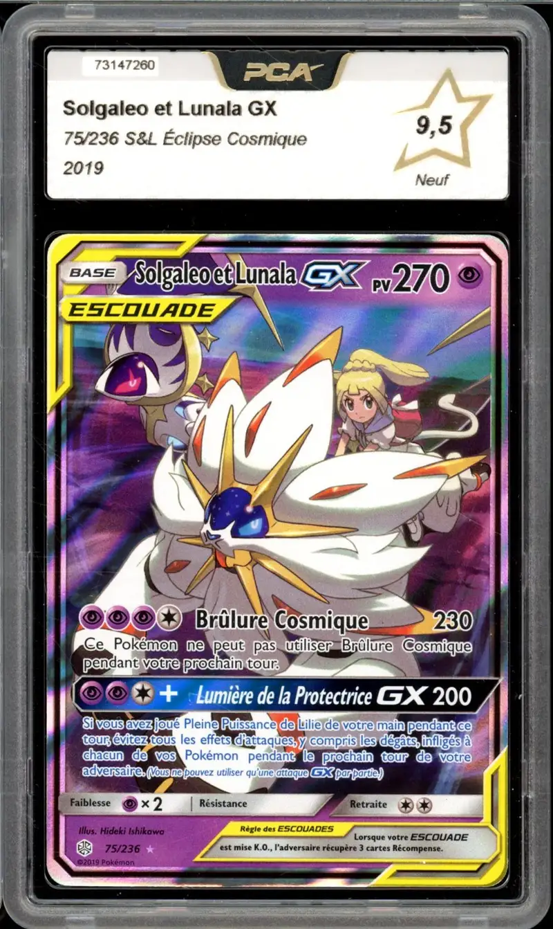 PCA 9.5 Solgaleo et Lunala Gx