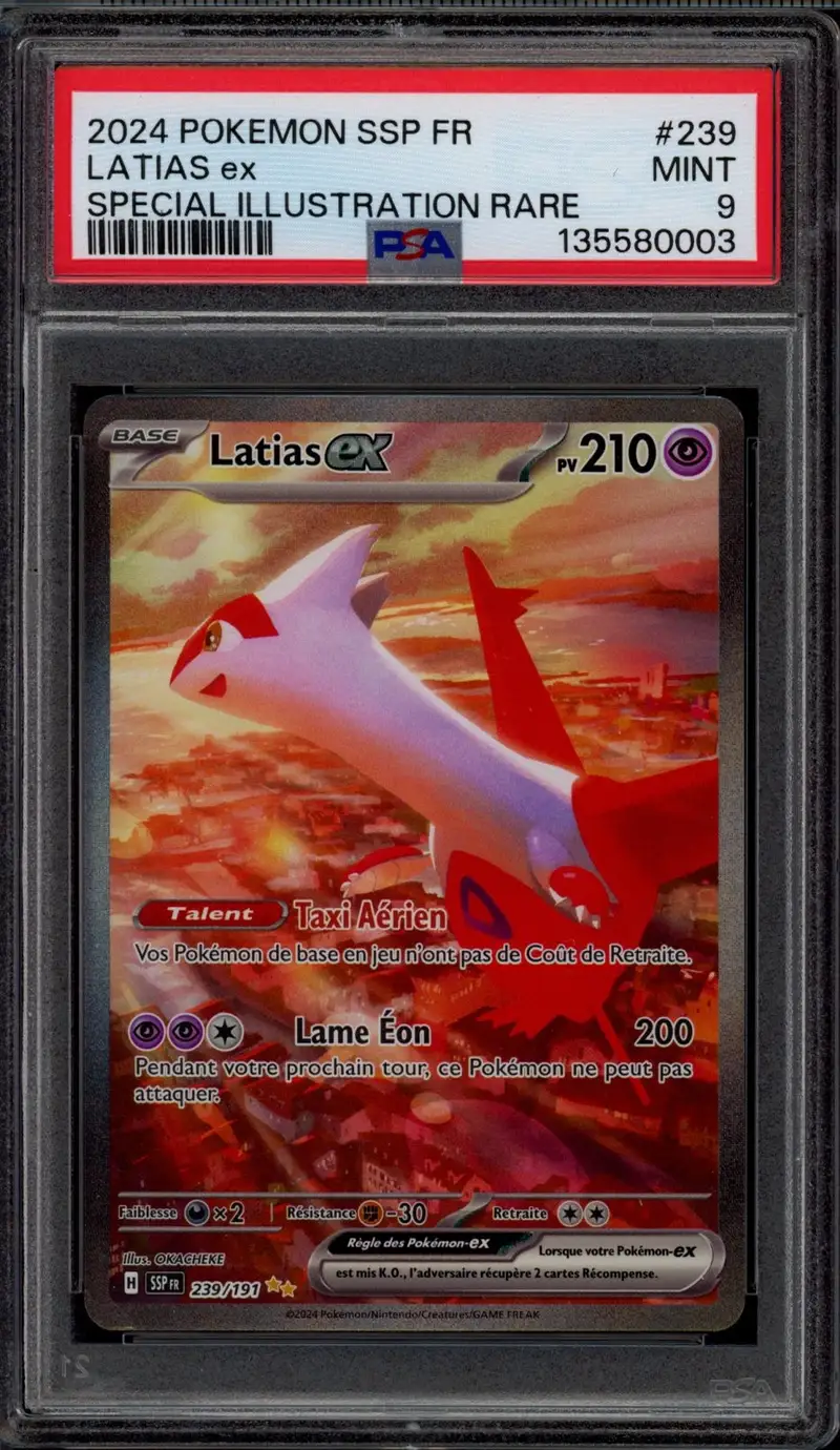 PSA 9 Latias Ex