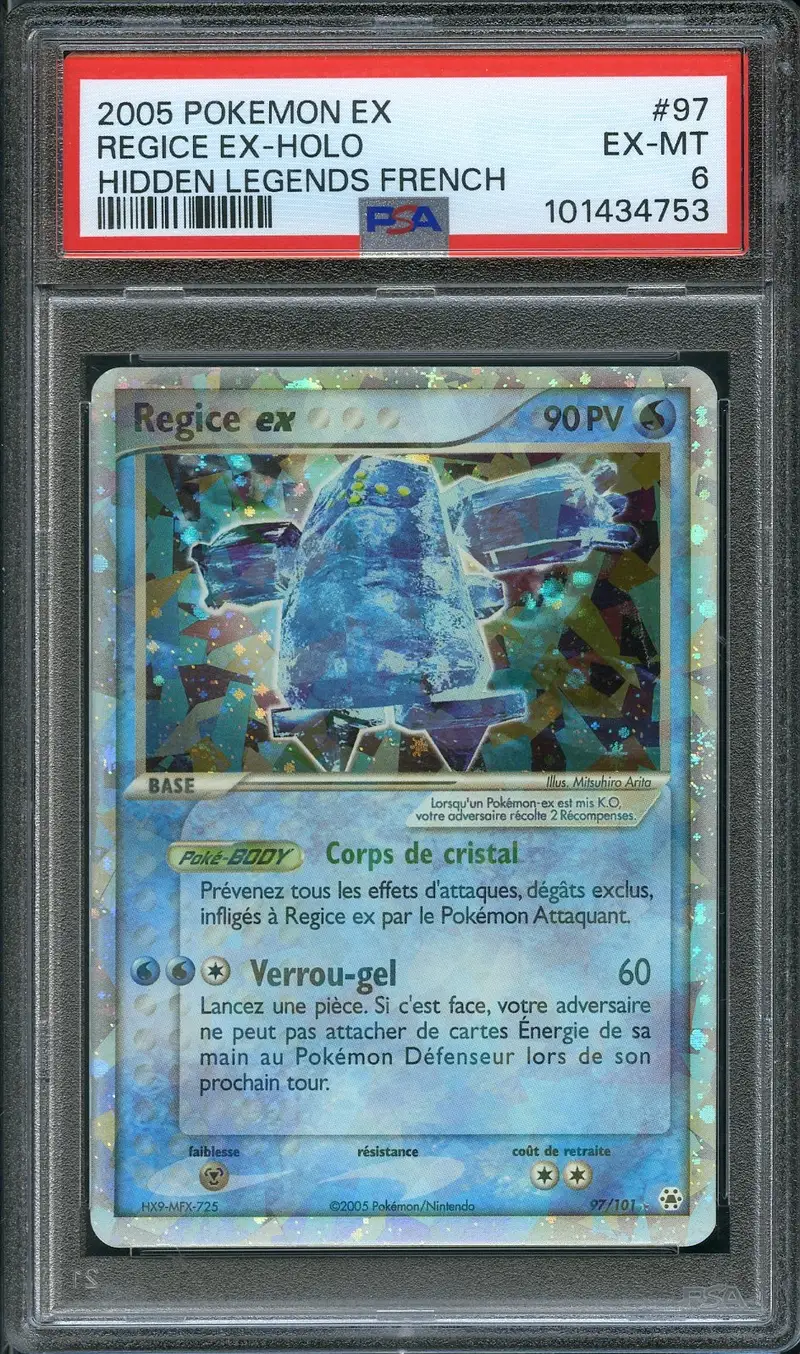 PSA 6 Regice Ex Mosaïque