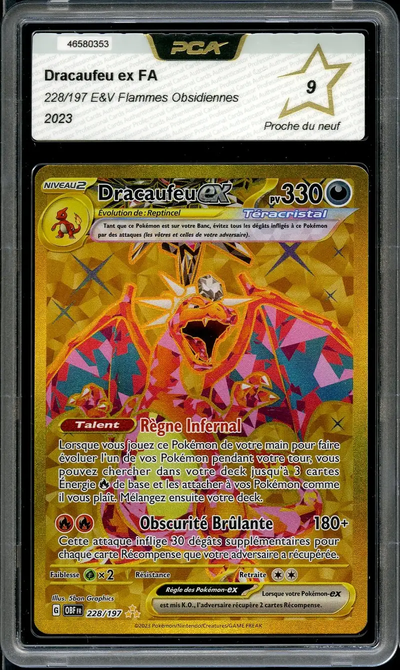 PCA 9 Dracaufeu Ex Gold