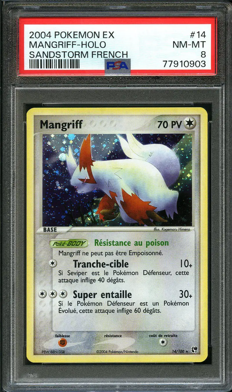 PSA 8 Mangriff Holo