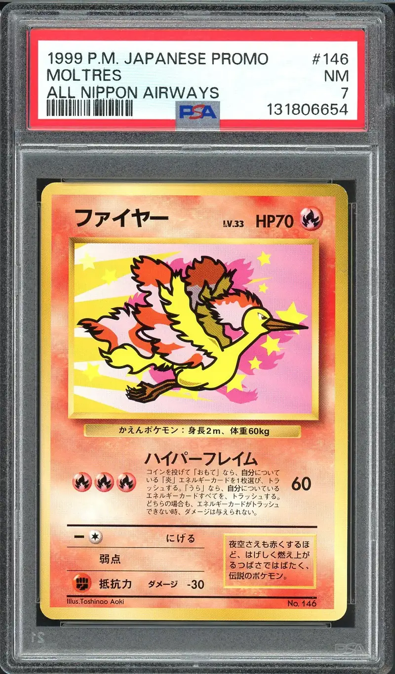 PSA 7 Moltres