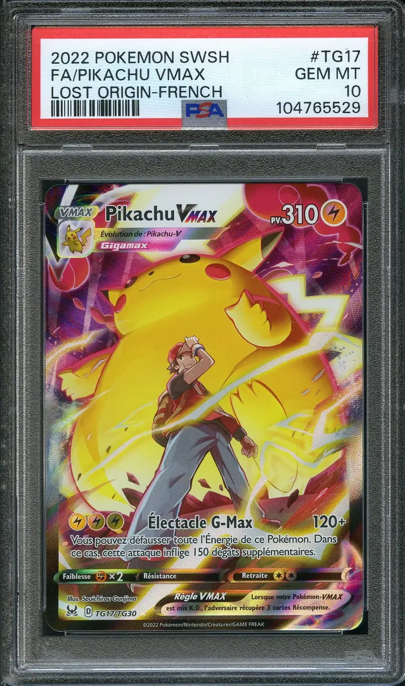 PSA 10 Pikachu VMax