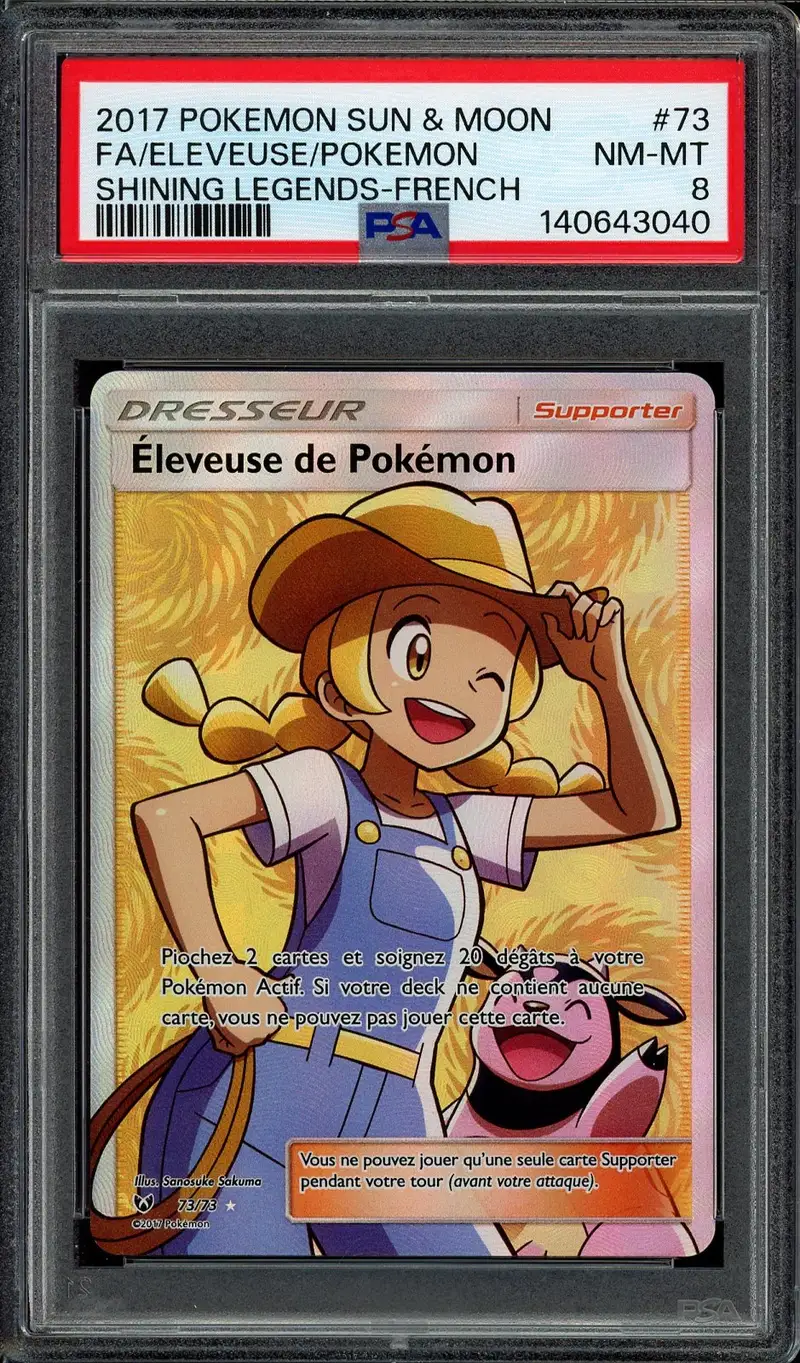 PSA 8 Eleveuse de Pokémon