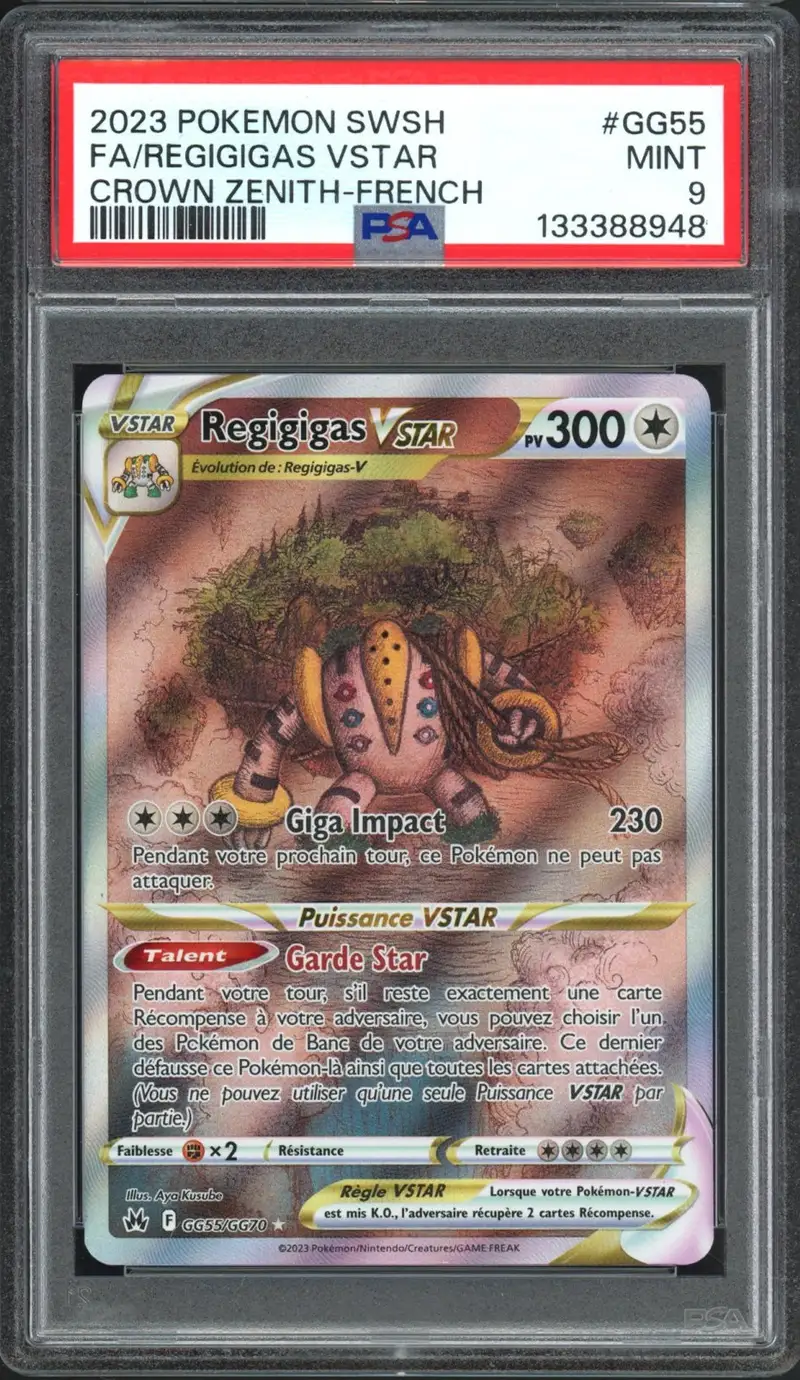 PSA 9 Regigigas VStar