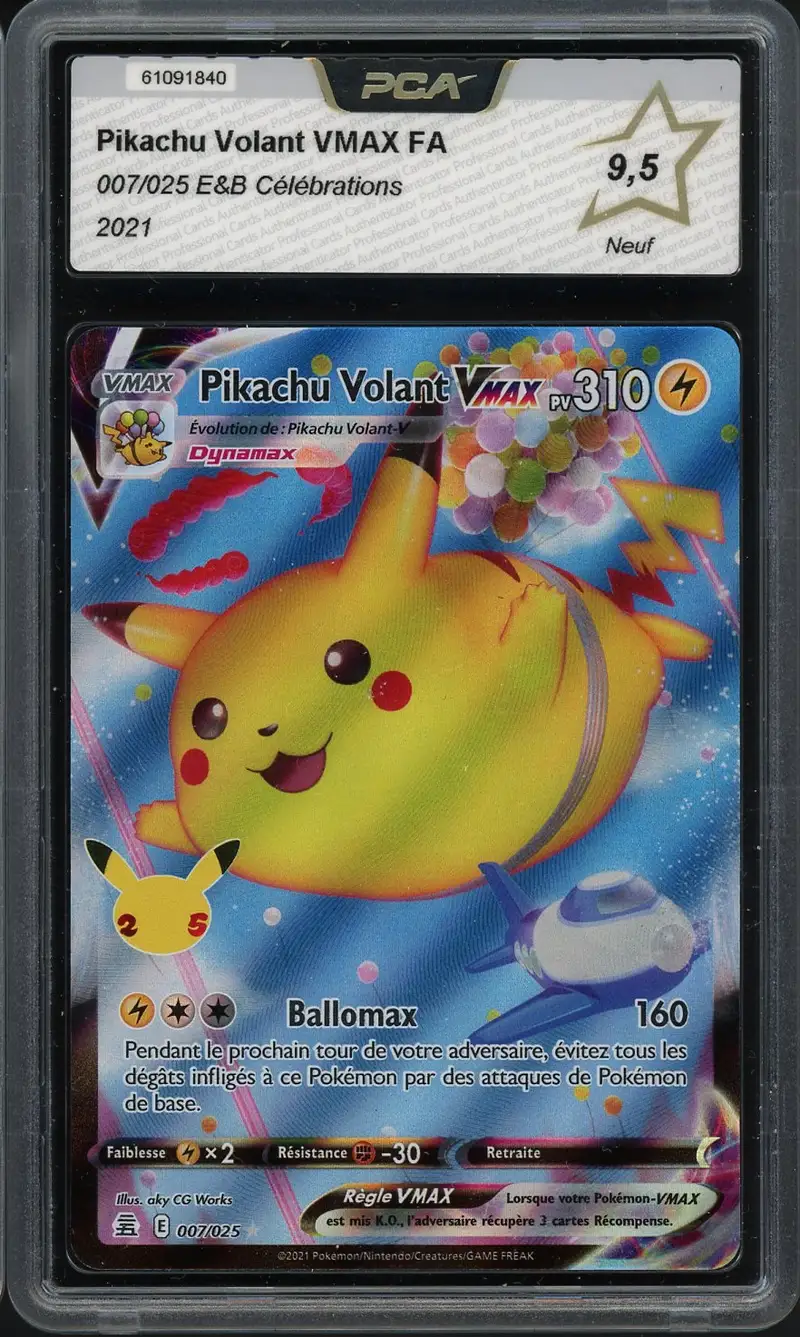 PCA 9.5 Pikachu Volant VMax
