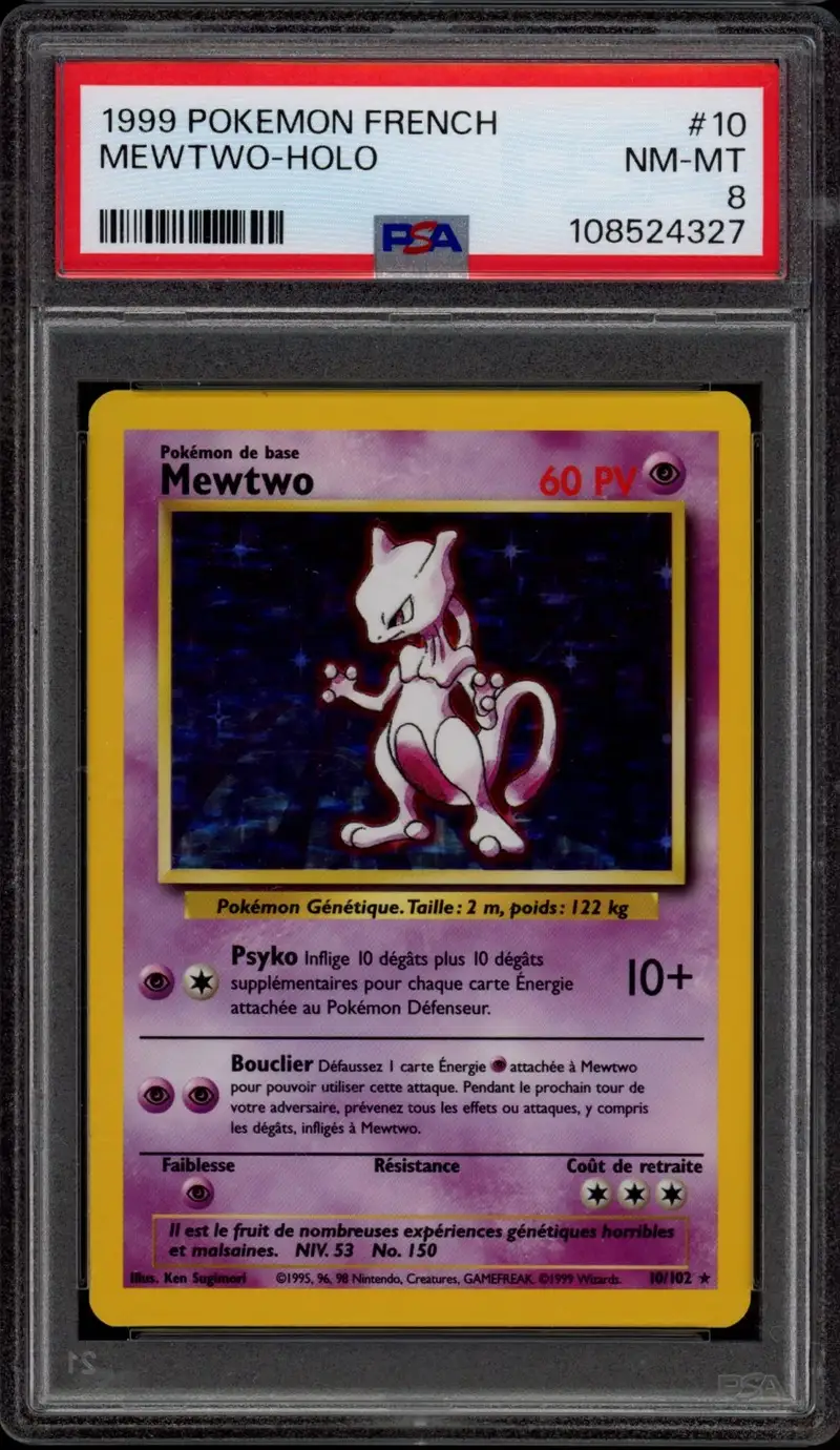 PSA 8 Mewtwo Holo
