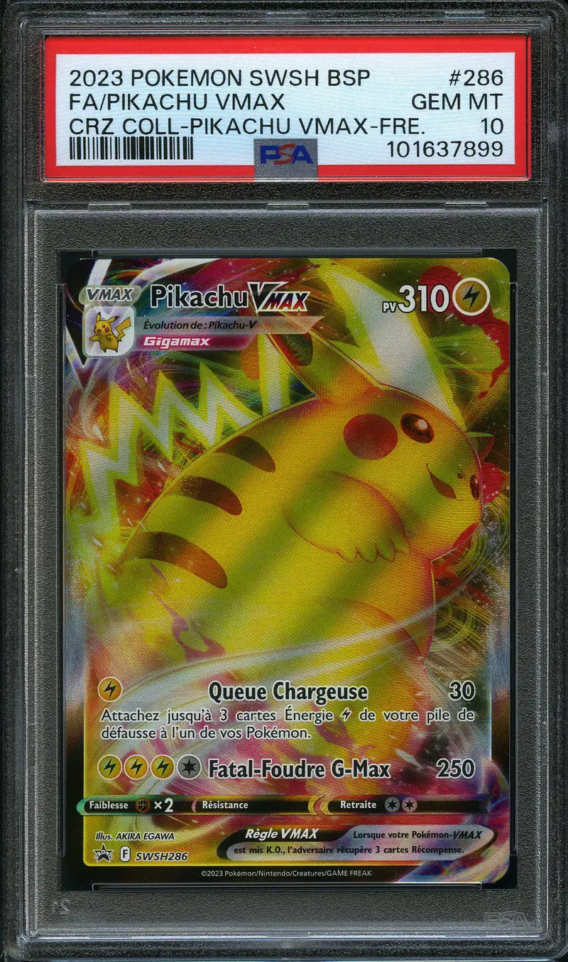 PSA 10 Pikachu VMax