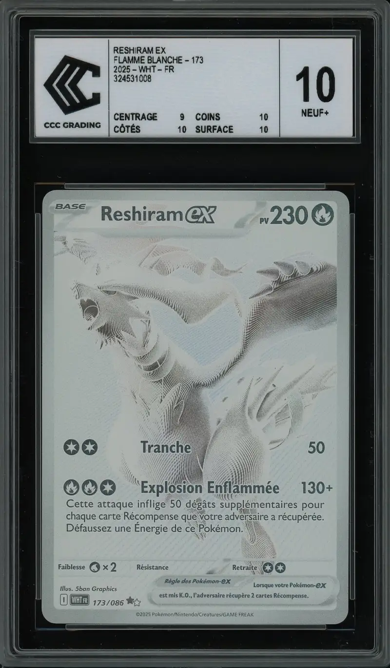 CCC 10 Reshiram Ex