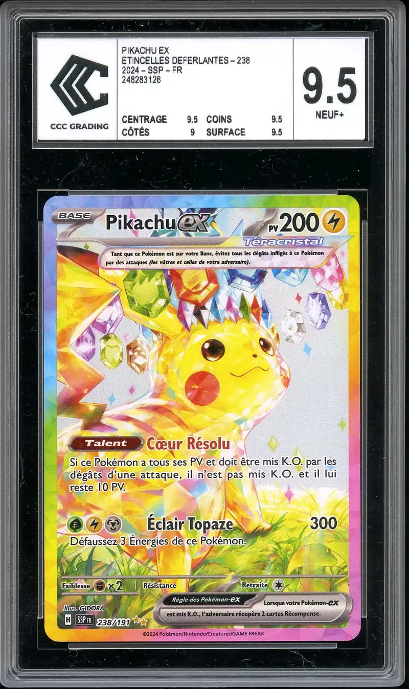 CCC 9.5 Pikachu Ex