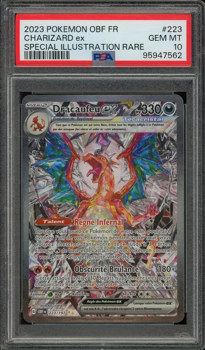 PSA 10 Dracaufeu Ex