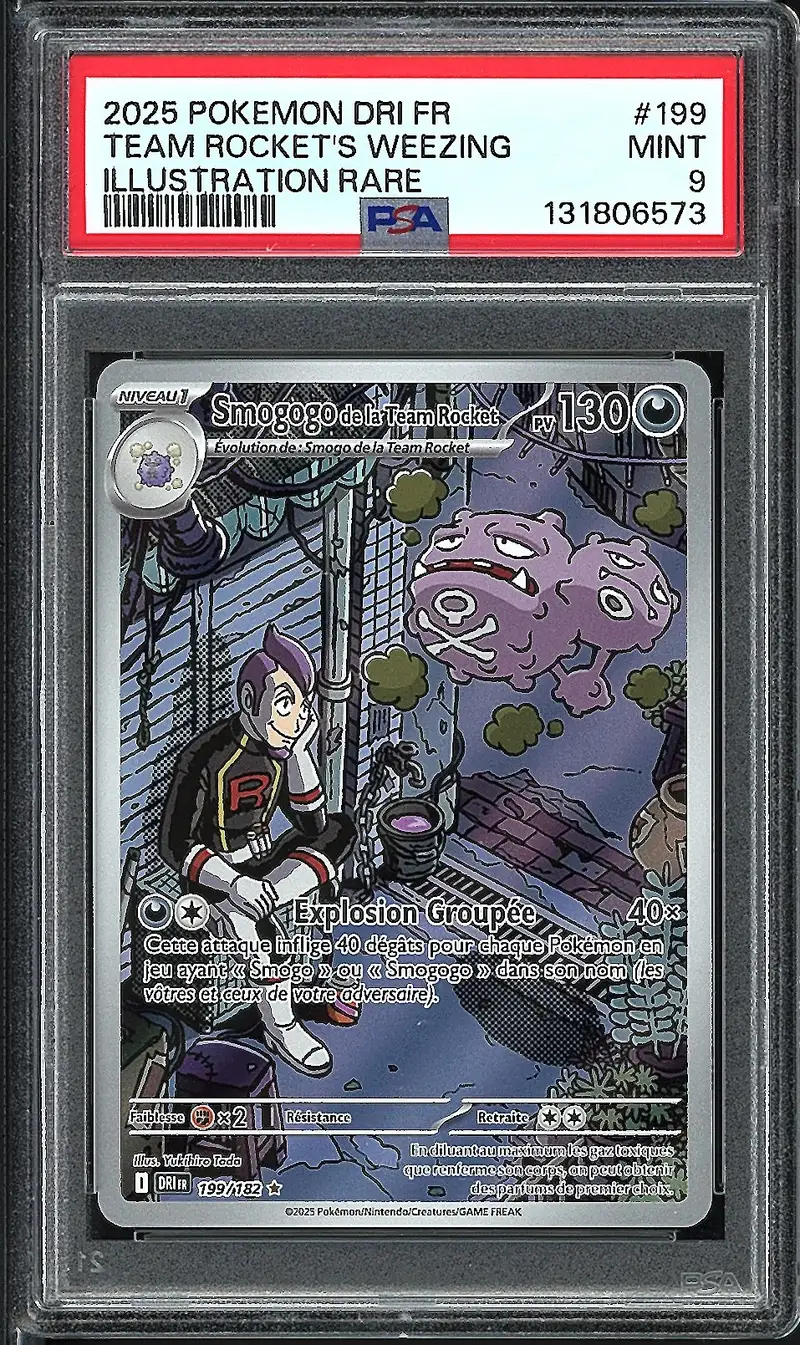 PSA 9 Smogogo de la Team Rocket