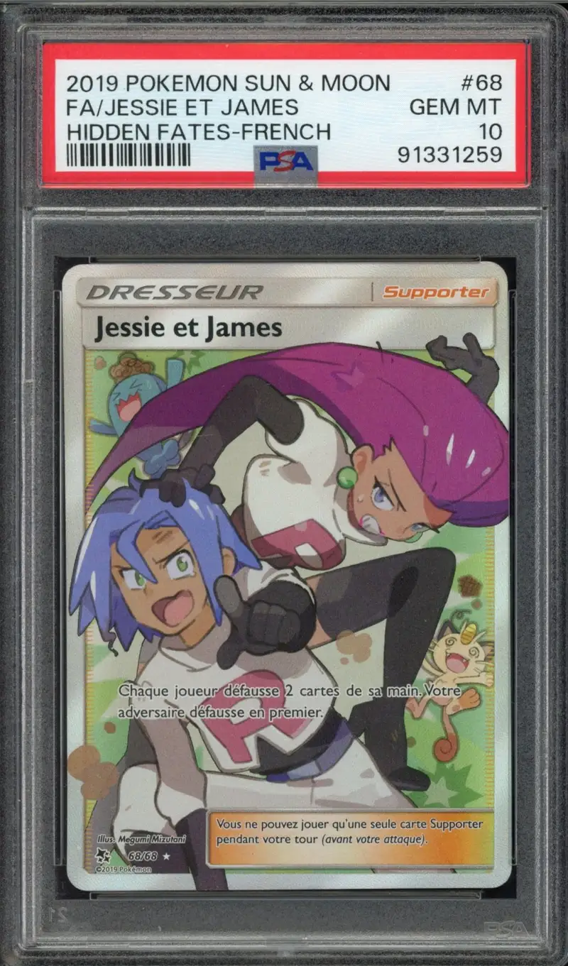 PSA 10 Jessie et James