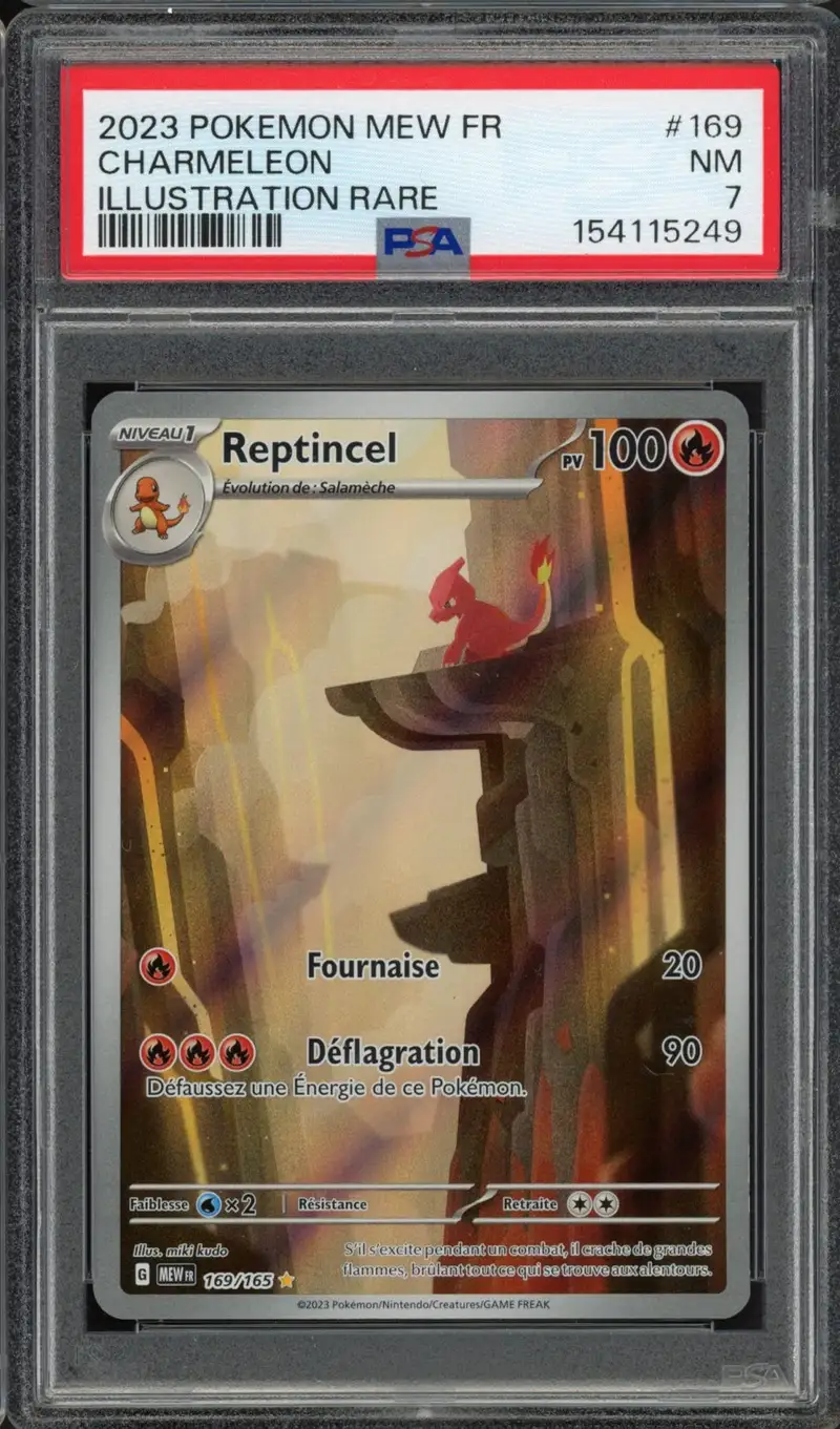 PSA 7 Reptincel