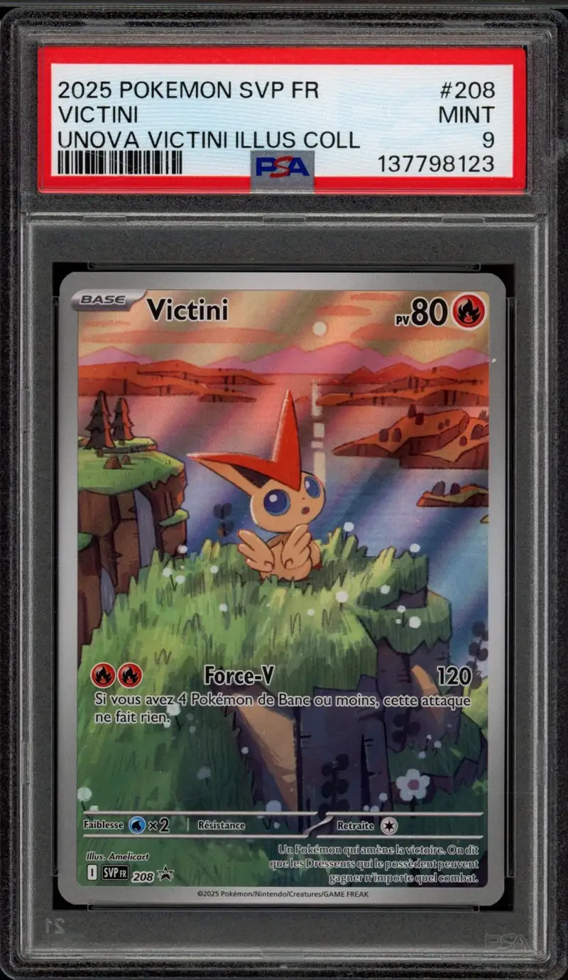 PSA 9 Victini