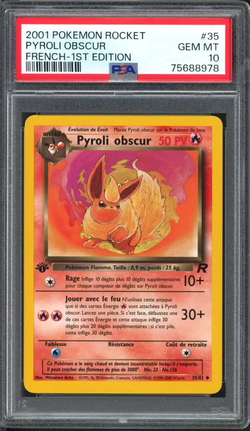 PSA 10 Pyroli Obscur